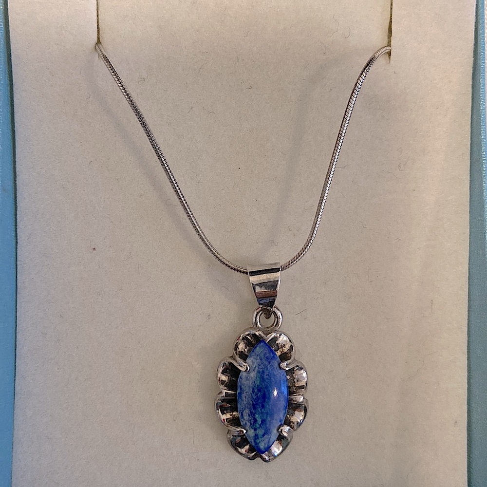 Silver Pendant Necklace 925 Italy